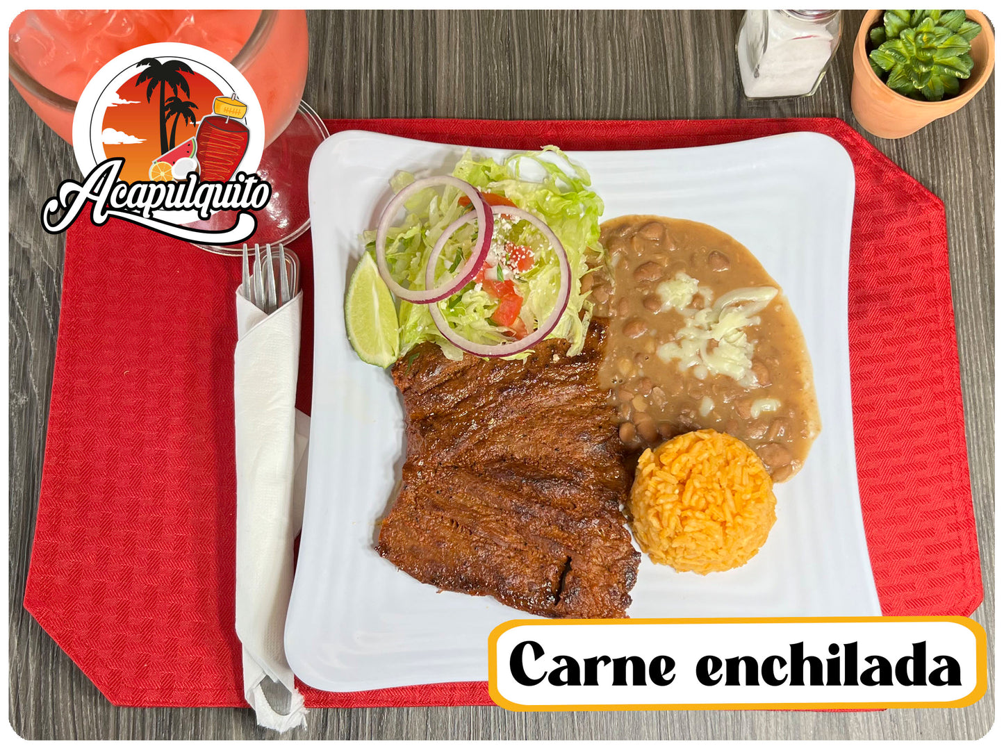 Carne enchilada